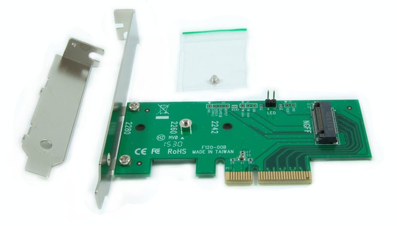 Ableconn PEXM2-SSD PCIe M.2 Adapter - Supports NVMe/AHCI M.2 SSDs (2280, 2260, 2242) - PCIe 4.0/3.0 Compatible - Image 3