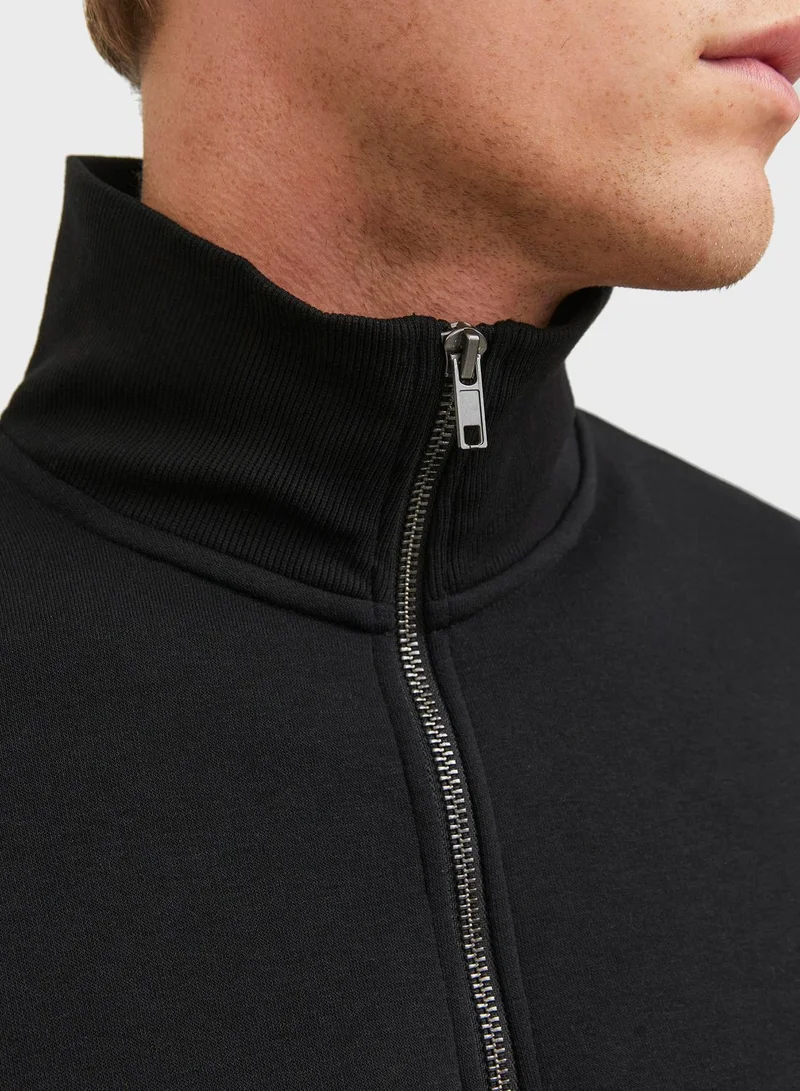 JACK & JONES  Solid Crew Neck Regular Fit Sweatshirt for Men | Best Price UAE