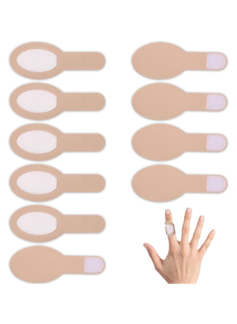 general 10 Pieces Castor Oil Wraps for Fingers, Castor Oil Wraps Wrapped in Organic Cotton, 4.13x1.57 Inch Soft Cotton Castor Oil Wraps for Tingling Fingers Arthritis Fingers Cracked Castor Oil Wraps Finger Wraps - Image 1