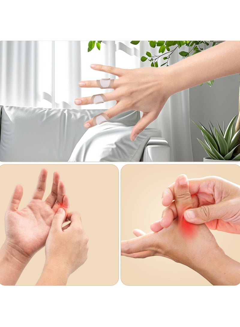 general 10 Pieces Castor Oil Wraps for Fingers, Castor Oil Wraps Wrapped in Organic Cotton, 4.13x1.57 Inch Soft Cotton Castor Oil Wraps for Tingling Fingers Arthritis Fingers Cracked Castor Oil Wraps Finger Wraps - Image 5