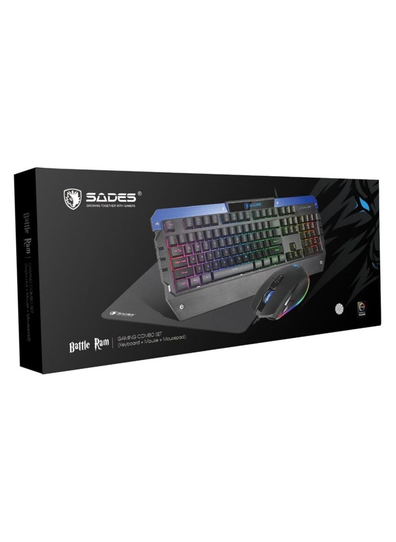 Sades Battle Ram Gaming Combo Set Sa-D10  - Image 5