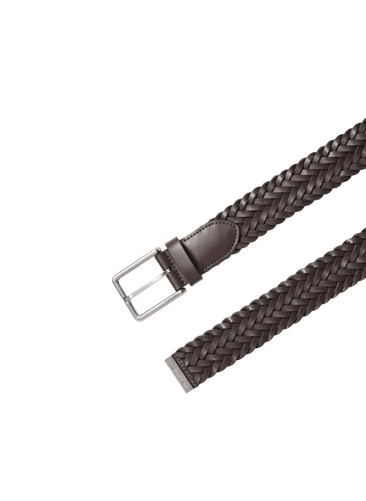 CALVIN KLEIN  Warmth Woven Buckle 35MM Fixed Belt for Men | Best Price UAE