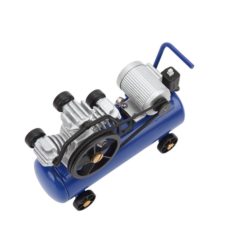 Mini Simulation Air Compressor Decoration RC Accessories for SCX10 1/10 Remote Control Crawler CarBlue - Image 4