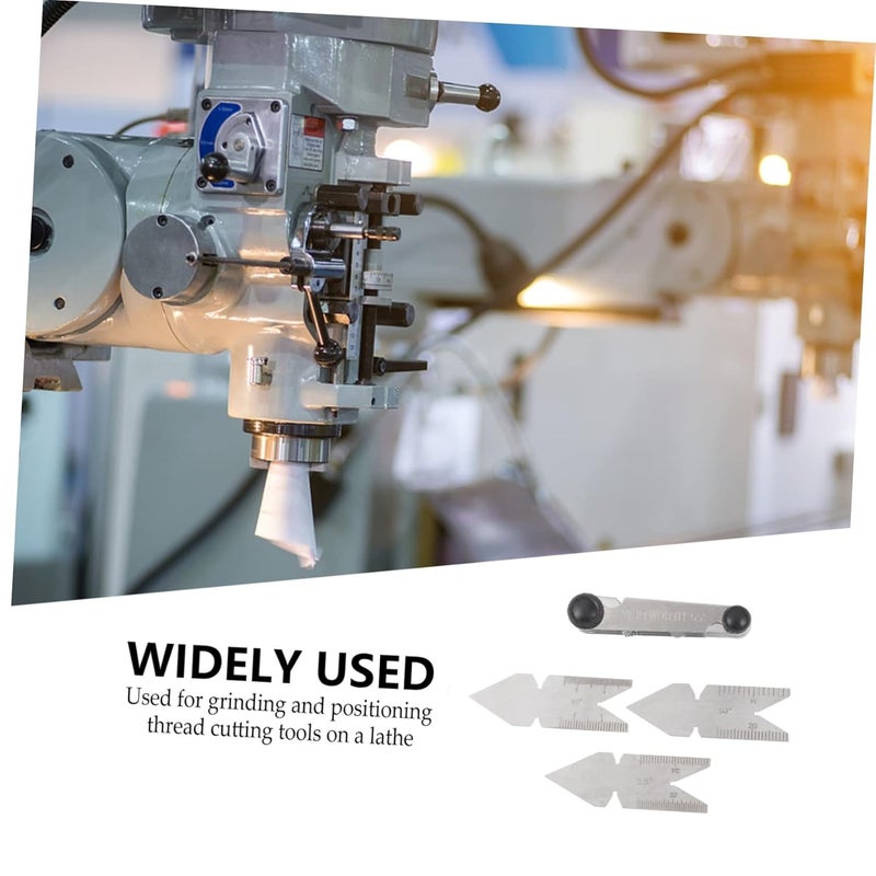 Metric SAE Thread Pitch Gauges Set 4 Pcs Measuring Tool Kit - Image 4