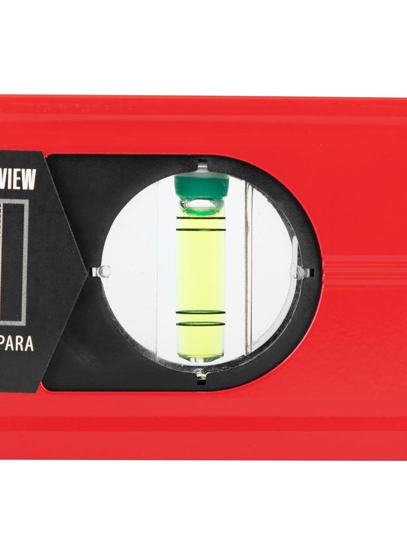 MTX Milled, 3 Eyelets 1 Mirror, Reinforced Aluminium Magnetic Level Gauge (1000mm) - Image 3