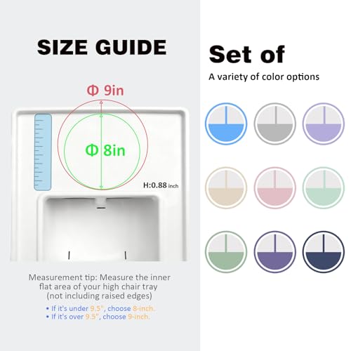 Bakpoco Stainless Steel Suction Plates for Toddlers, 9" Divided Kids Baby Plates with Removable Silicone Suction, Non Toxic Non Slip Portion Control Snack Dishes 4 Packs, Blue Gray Navy Sage - Image 4