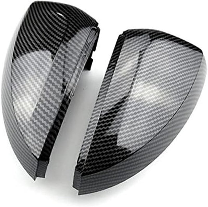 DEMULAX LHD ABS Side Rear View Mirror Cover for Volkswagen Polo 2018-2020