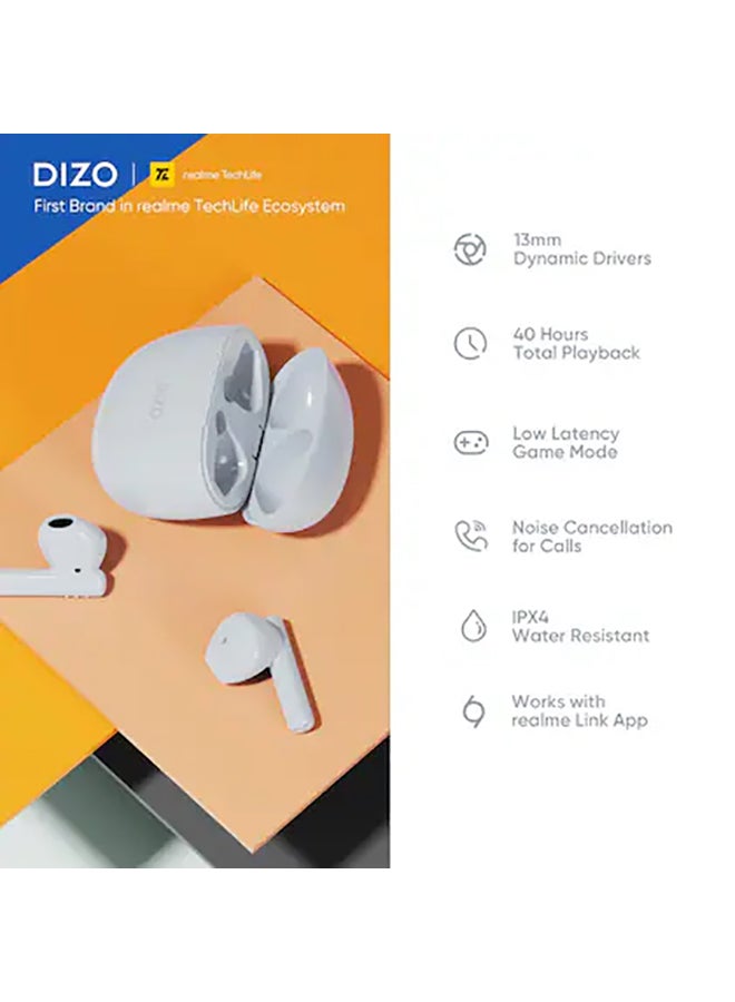 DIZO Renewed - Buds P with Fast Charge - White - Image 2