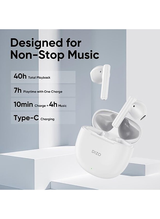 DIZO Renewed - Buds P with Fast Charge - White - Image 3