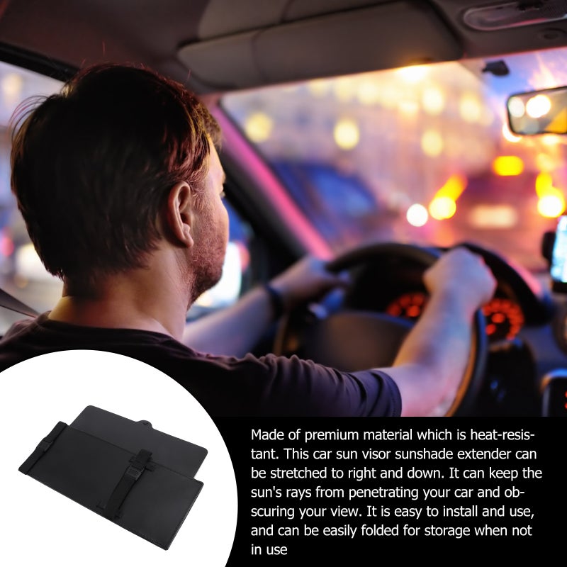 Car Sun Visor Multifunctional Car Visor Sunshade Retractable Vehicle Sun Visor - Image 5