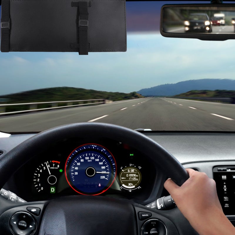Car Sun Visor Multifunctional Car Visor Sunshade Retractable Vehicle Sun Visor - Image 3