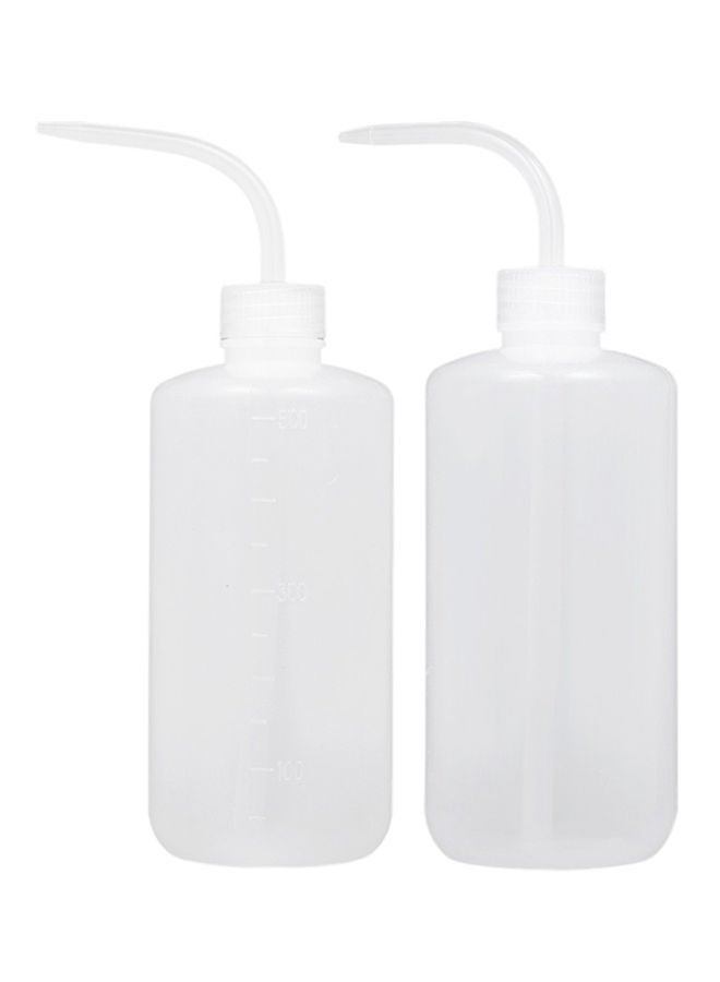 NIBEMINENT 2-Piece Tattoo Wash Bottle White - Image 1