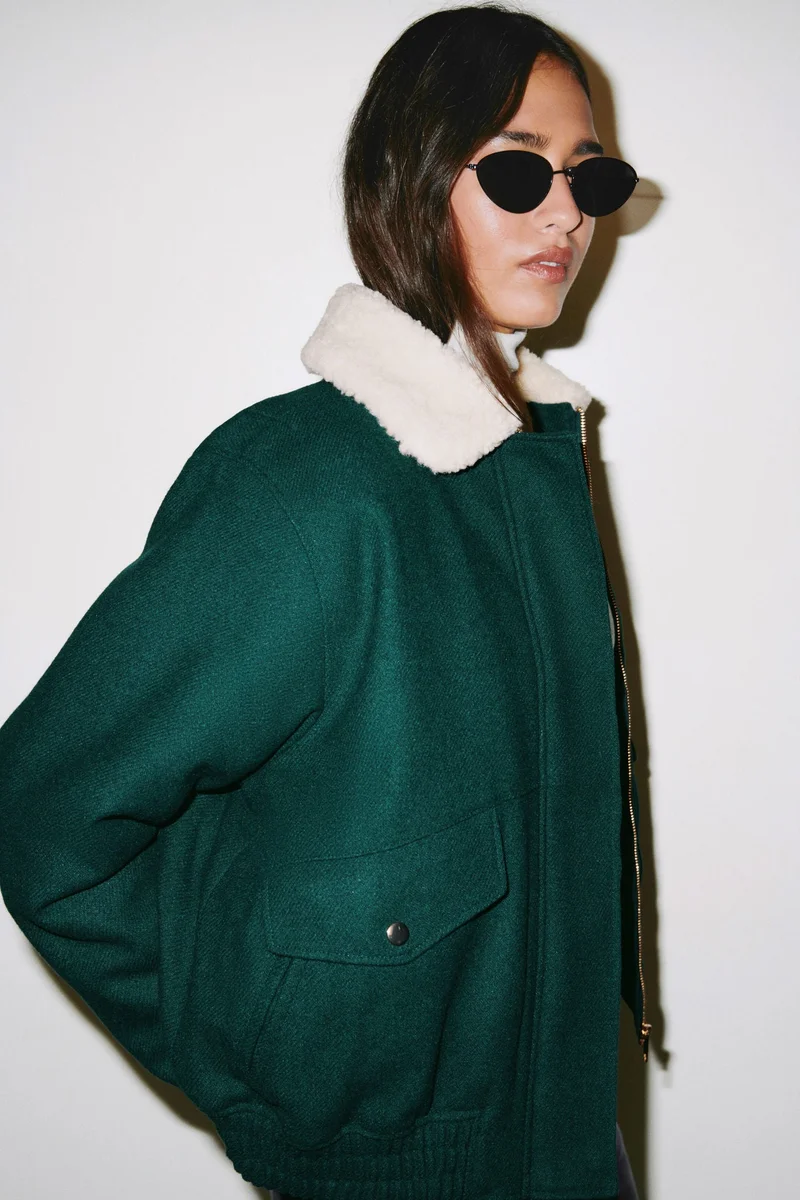 اتش اند ام جاكيت مبطن