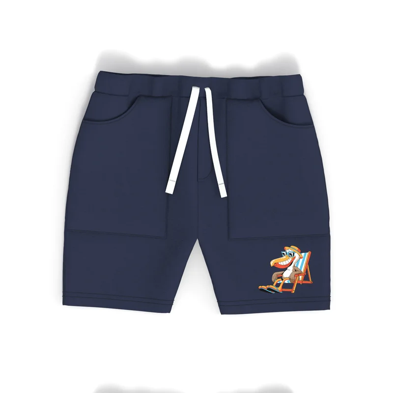 Nautinati Nautinati Boys’ Beach Print Cotton T-shirt with Shorts | Boys’ Tee and Shorts Set for 3 – 24 Months | Boys’ Co-ords