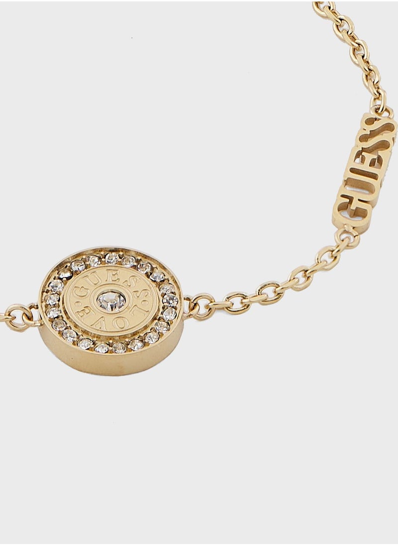 GUESS Round Detailed Chain Bracelet  - Image 2
