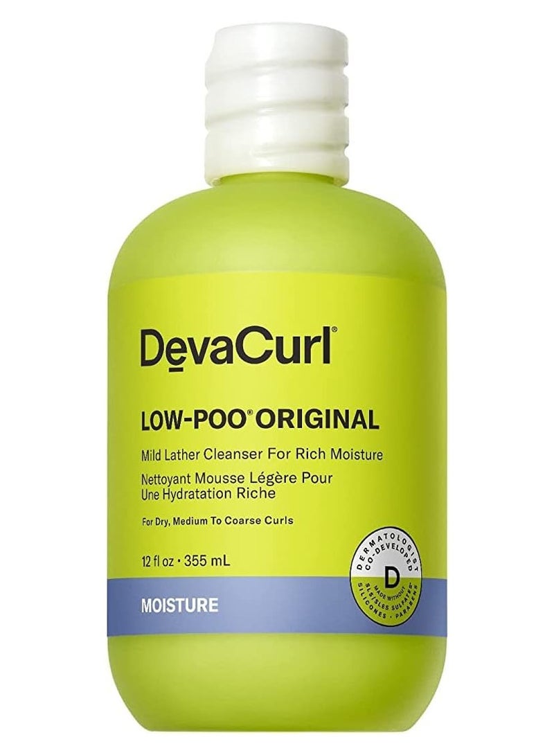 ديفاكيرل شامبو DevaCurl Low-Poo Original المرطب بعمق والمنظف برغوة خفيفة (355 مل) - Image 1