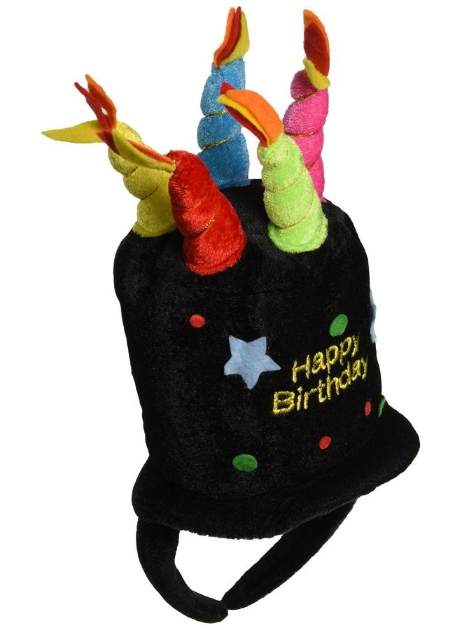 Beistle Plush Happy Birthday Headband Party Accessory (1 count) (1/Pkg)  - Image 3