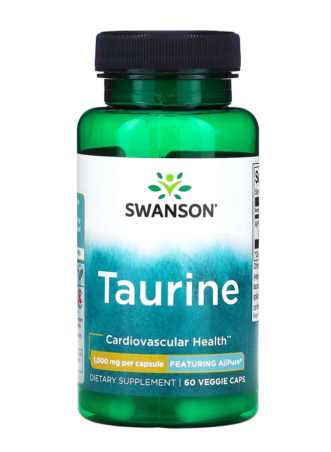 سوانسون التورين ، 1،000 ملجم ، 60 كبسولة نباتية