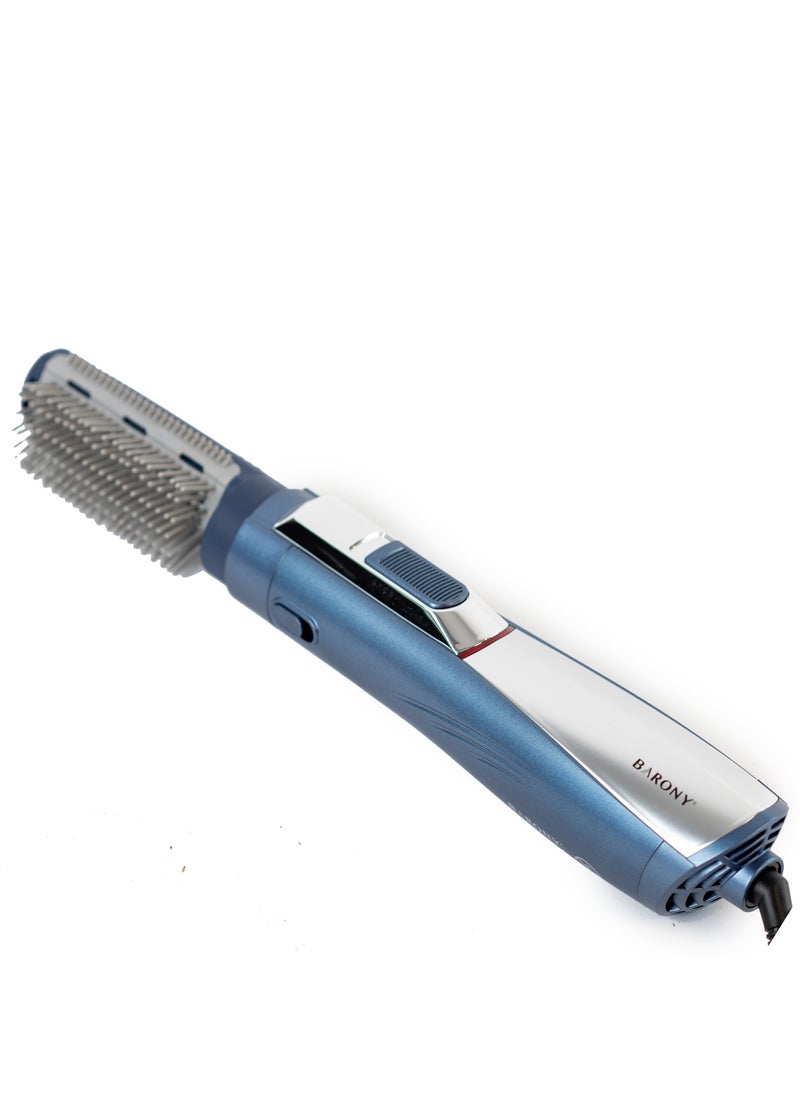 BARONY Baroni hair dryer 2 pieces 1200 watts blue-silver colour  - Image 3