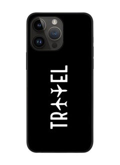 Stylizedd Rugged Black edge case for Apple iPhone 14 Pro Max Slim fit Soft Case Flexible Rubber Edges Anti Drop TPU Gel Thin Cover - Travel  - Image 1