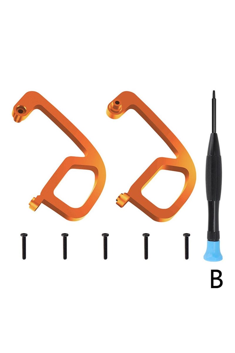 واقي كاميرا برتقالي اللون لكاميرا DJI Avata 2 بدون طيار، مصنوع من سبائك الألومنيوم المقاومة للصدمات.