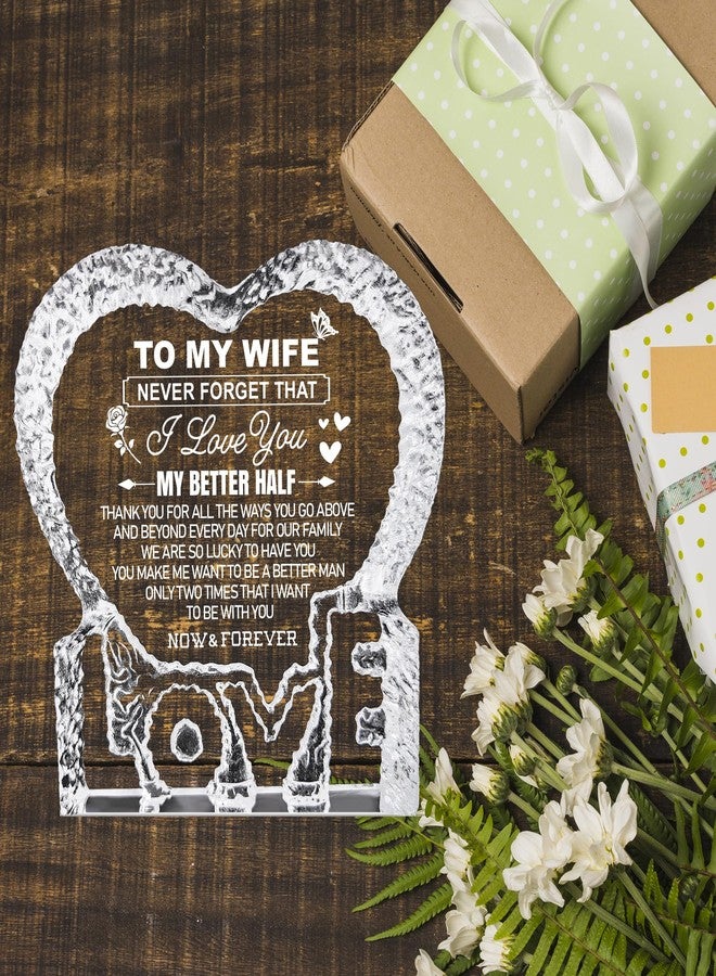 K-MLICE from Husband, Gifts for Her Unique Heart Crystal Gifts for Women from Husband - Image 2