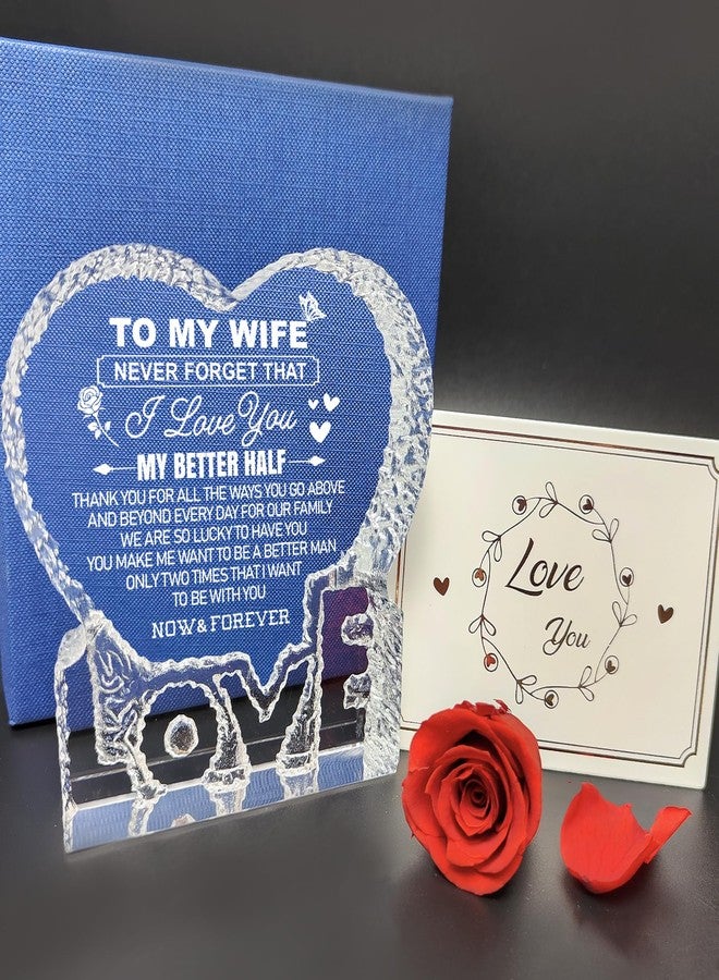 K-MLICE from Husband, Gifts for Her Unique Heart Crystal Gifts for Women from Husband - Image 3