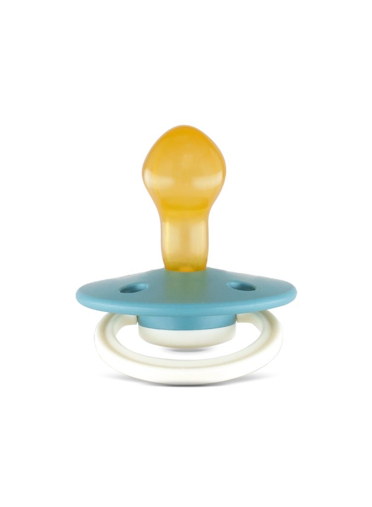 Rebael Fashion Natural Rubber Round Pacifier Size 2 - Baby 6M+ (1-pack) - Rainy Pearly Mouse - Image 2