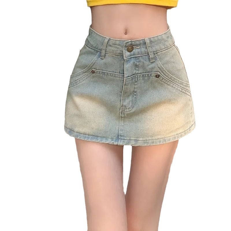 American High-Waist Denim Mini Skirt Bodycon Summer 2026 - Image 5