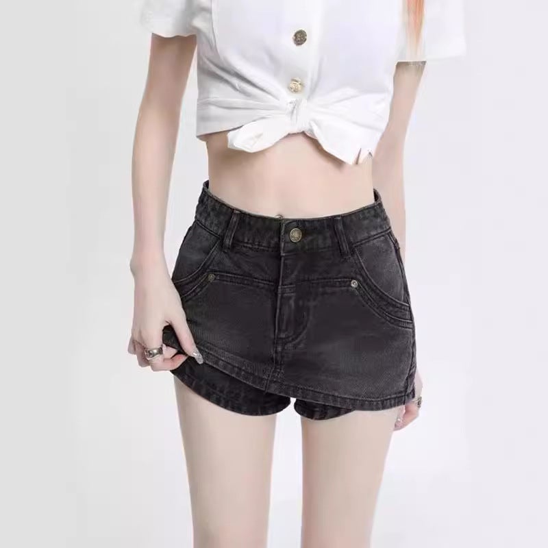 American High-Waist Denim Mini Skirt Bodycon Summer 2026 - Image 4