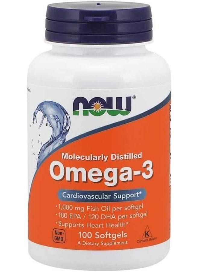 now Pack Of 100 Omega-3 1000Mg Softgels - Image 1