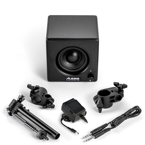Alesis مكبر صوت درام كهربائي مدمج Alesis Nitro Amp 70W 3" للممارسة والدروس، قابل للتثبيت على الرف مع مشابك متضمنة - Image 1