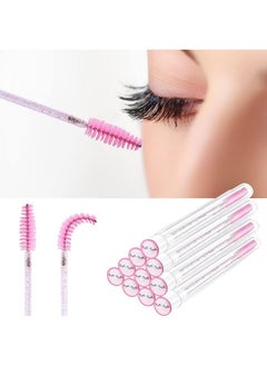 La Jolie Jasmin Mascara Wand Brushes Tubes Set-70 Pieces Disposable Eyelash Brushes Replacement with 20 Pieces Empty Container Tubes for Eyelash Extension Lash (Pink Eyelash)  - Image 5