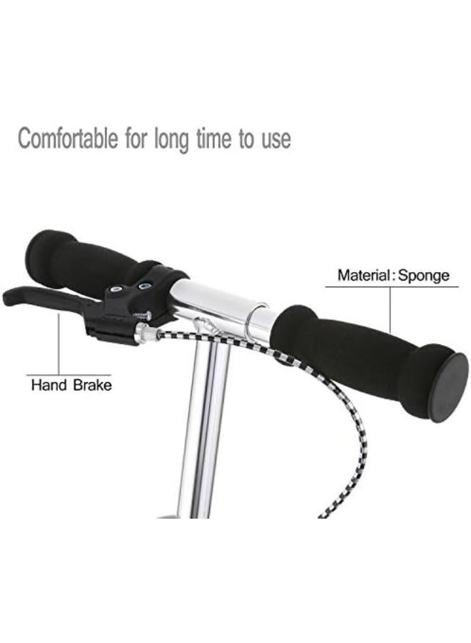 GT-WHEEL Adult Kick Scooter All Aluminum Body All Terrain Rubber Wheel For Teenagers and Adults Hand Disc Break and Foot Break Carrying Weight Capacity up to 100KG - Image 5