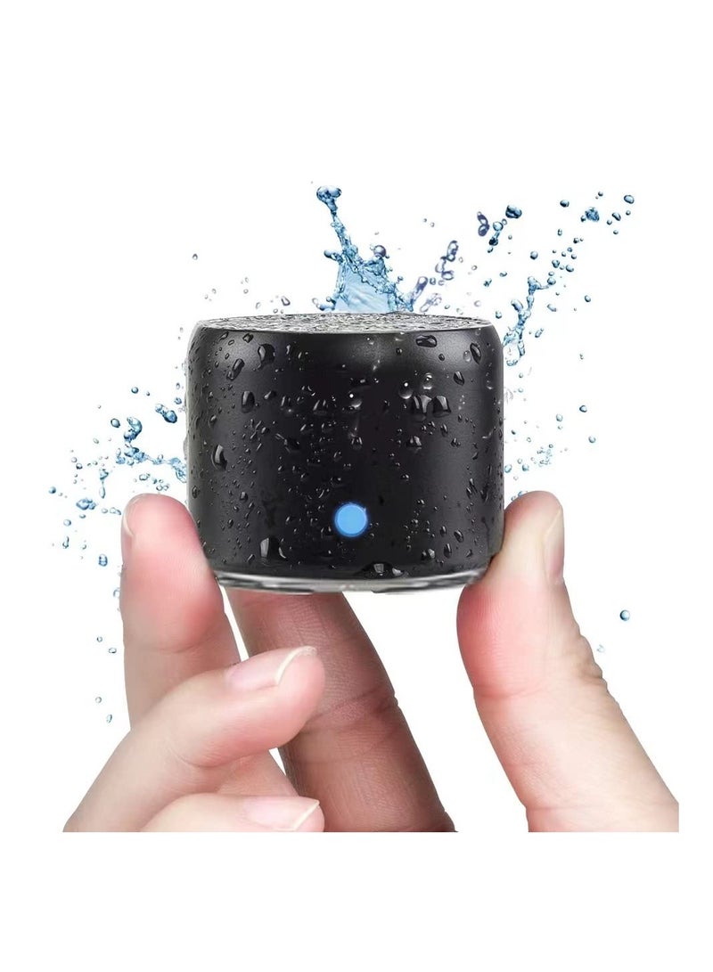 SOLARAE Portable Bluetooth Speaker with Custom Bass Radiator Brief Design IP67 Waterproof Perfect Mini Speaker for Shower Room Bike Car - Image 1