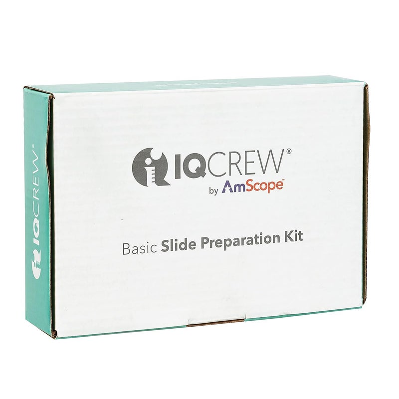 AmScope IQCrew 35Piece Microscope Slide Preparation Kit  Essential Student Sample Specimen Set of Tools  Microscopy Accessories  SP15  - Image 5