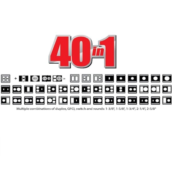 TayMac MM7440C 4.75-in. Deep Outdoor Box, UFAST 55-in-1, Rated NEMA 3R 2-Gang Weatherproof in-Use Electrical Outlet Cover for Home Improvement, Clear - Image 2