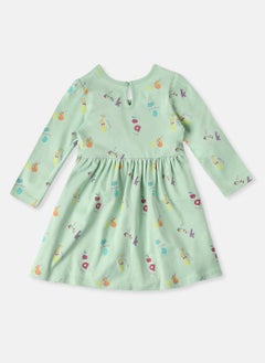 Nautinati Nautinati Infants Alphabet Print Soft Cotton Pack of 2 Dresses  - Image 3