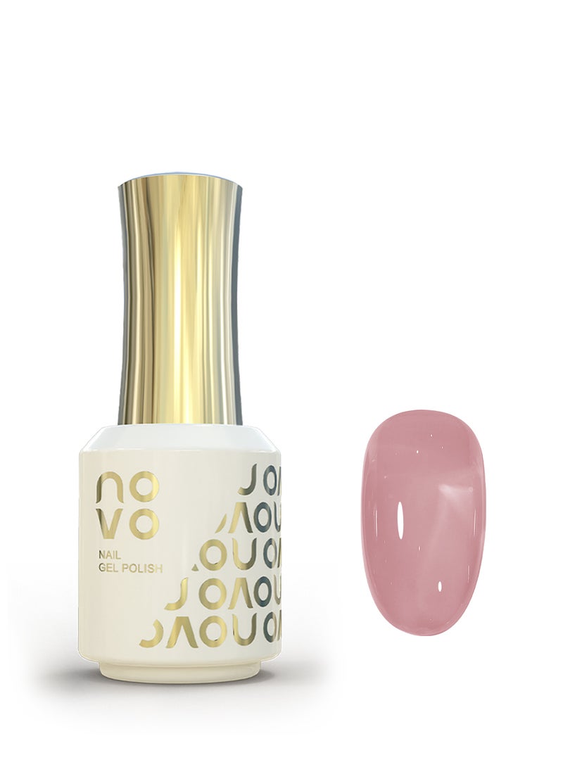 Novo Gel Nail Polish, Sheer Nude Gel Nail, UV & LED Cured Quick Dry, Long-Lasting Gel Polish for DIY Manicure, Nail Art at Home or Salon 12ml-NC38# Pink - Image 1
