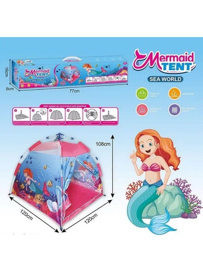HAIZOL Mermaid Kids Play Tent - Image 5