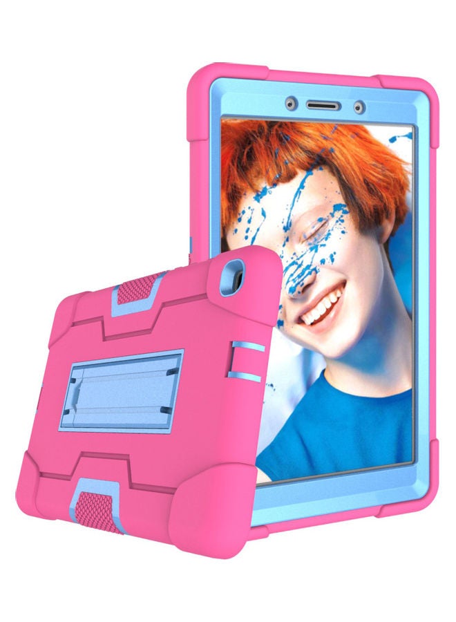 Loquat Protective Armor Case Cover For Samsung Galaxy Tab A Pink/Blue - Image 3