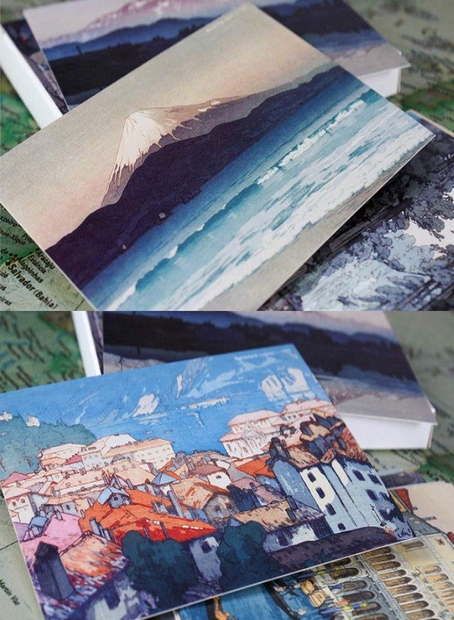 HOSTEESSCHOICE Beautiful Art Postcards set of 30 Japanese Artist Hiroshi Yoshida Post card variety pack Famous Painting Scenery,4 x 6 Inches - Image 5