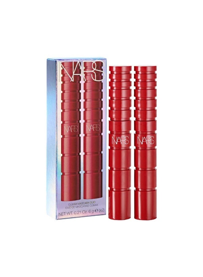 NARS Climax Black Mascara Duo Set – Explicit Black Volumizing Mascara Set 2pcs black - Image 1