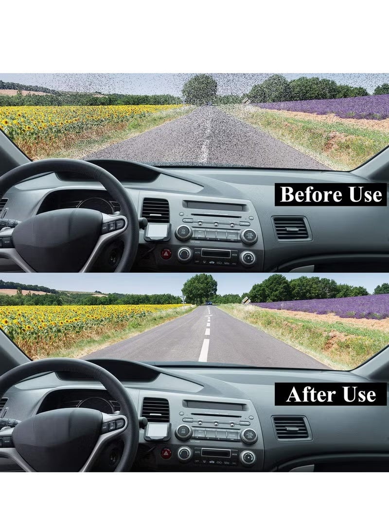 100 Pieces Car Windshield Glass Concentrated Washer Tablets Solid Car Effervescent Tablets Glass Solid Wiper Cleaning Tablets for Car Kitchen Window - Image 2