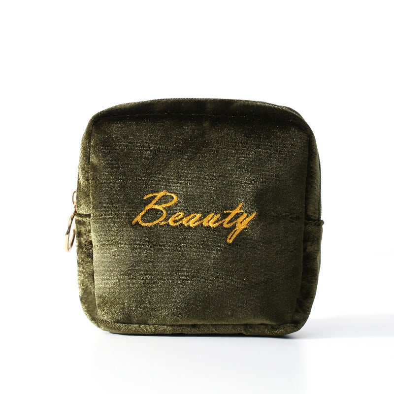 Carry-on Big Auntie Towel Storage Bag Portable Sanitary Cotton Storage Bag Sanitary Napkin Finishing Bag Travel Moon Bag for Women Coffee