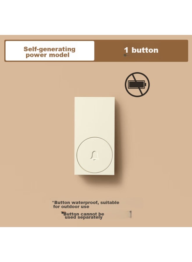 Advent Fo Transmitter, Wireless Doorbell, Self-powered, Individual Button