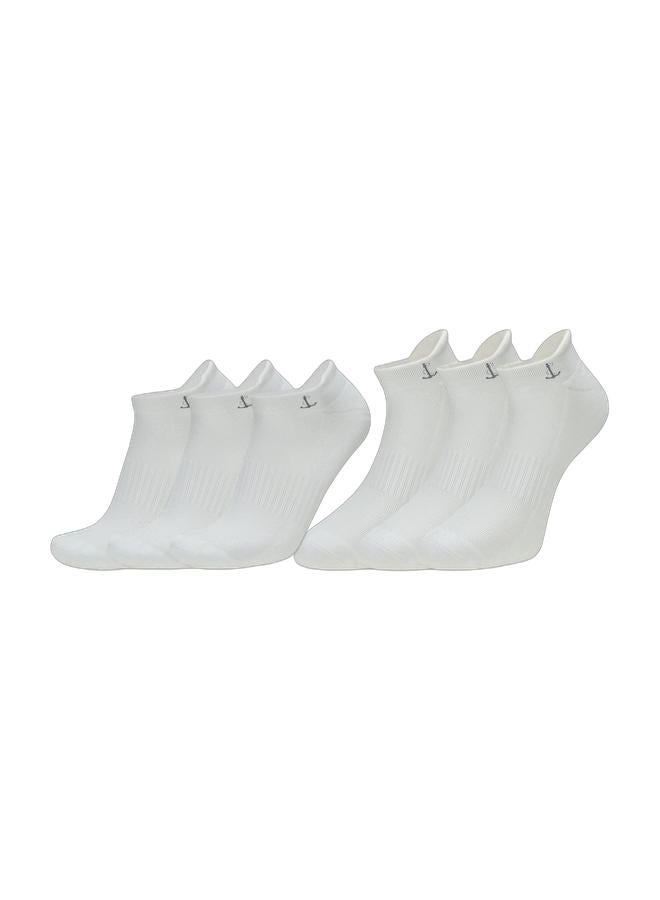 ANCHOR SOCKS Anchor Unisex Ankle Length Socks Bamboo Blend Breathable Comfort 6 Pair Bundle Men & Women White EUR 35–46 (UK 5–11) - Image 1
