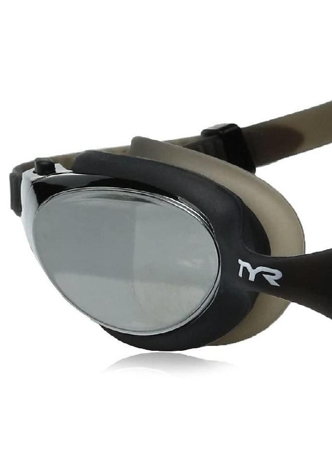 TYR TYR Vesi Mirrored Googles, Silver/Black, One Size  - Image 3
