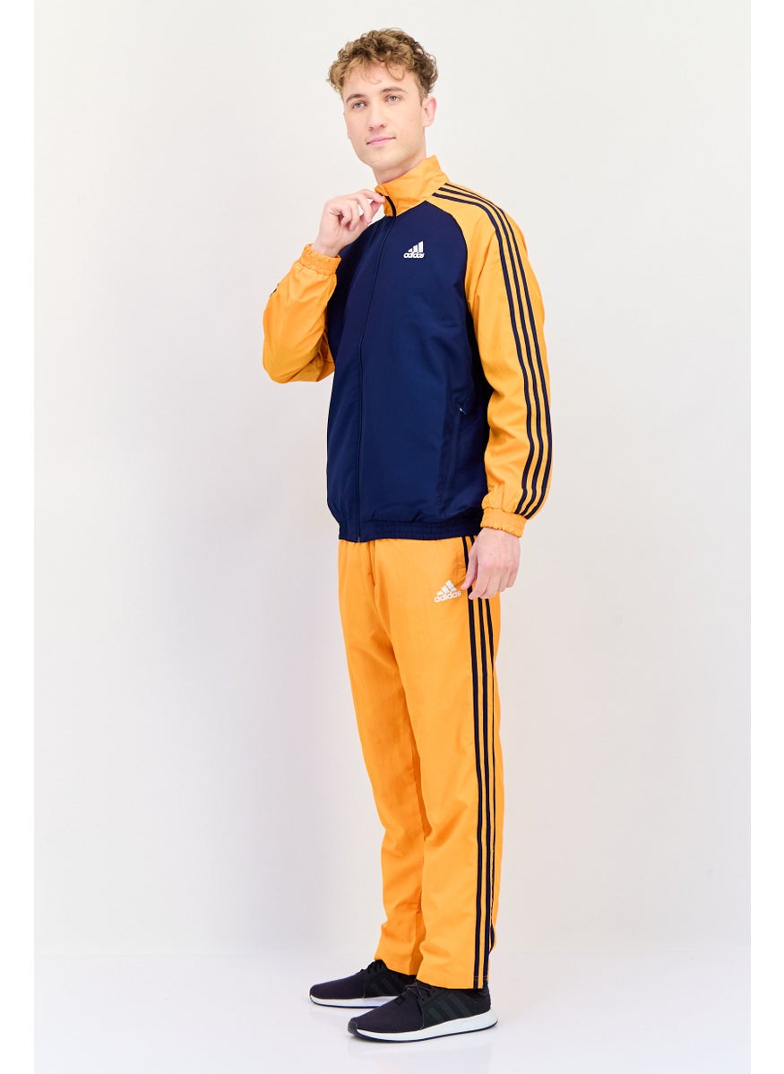 Adidas Men 2 Pieces Sportswear Fit Long Sleeve Outdoor Tracksuit, Multicolor  - Image 3