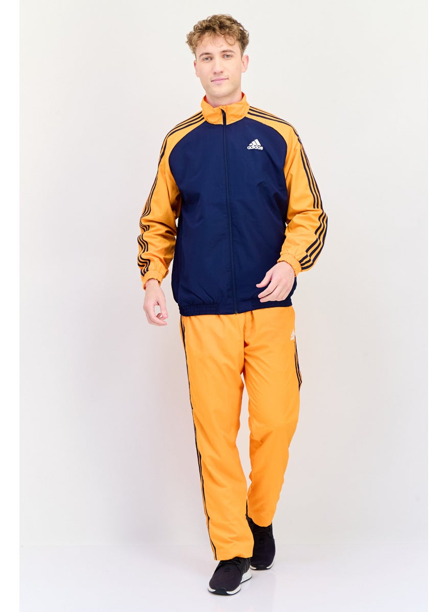 Adidas Men 2 Pieces Sportswear Fit Long Sleeve Outdoor Tracksuit, Multicolor  - Image 1